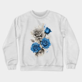 Blue roses Crewneck Sweatshirt